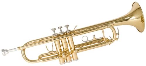 Mendini by Cecilio Gold Trumpet Brass Standard Bb