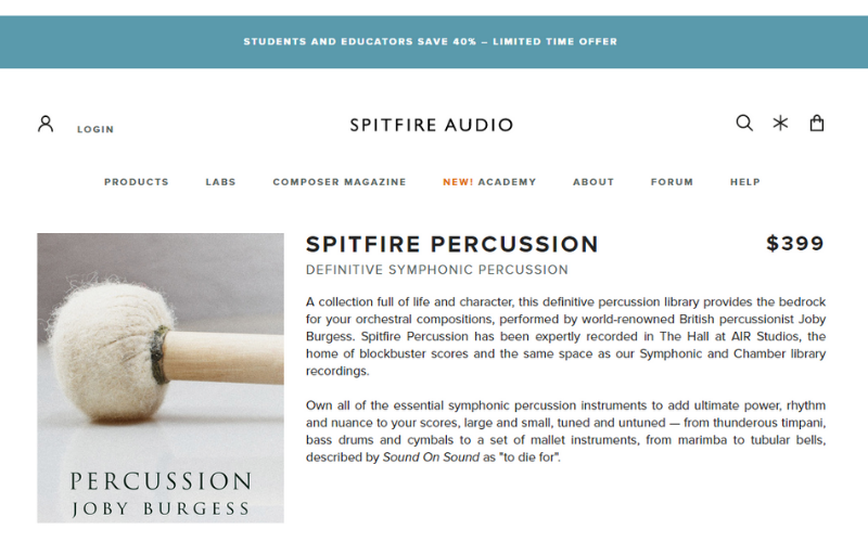 Spitfire Percussion